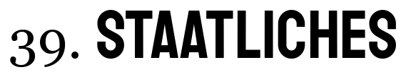Font 39 Staatliches
